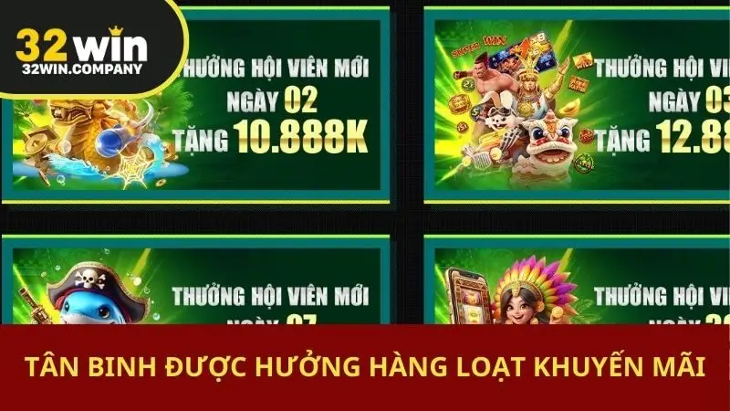 Tân binh được hưởng hàng loạt khuyến mãi