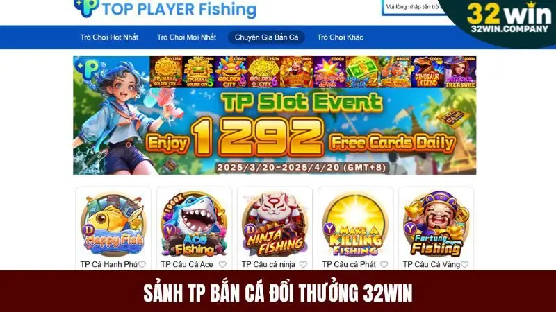 Sảnh top player bắn cá có nhiều trò chơi săn cá mức độ khó được cao thủ yêu thích