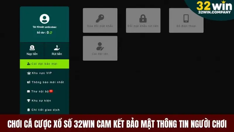 Chơi lô đề đảm bảo an toàn bảo mật thông tin cá nhân